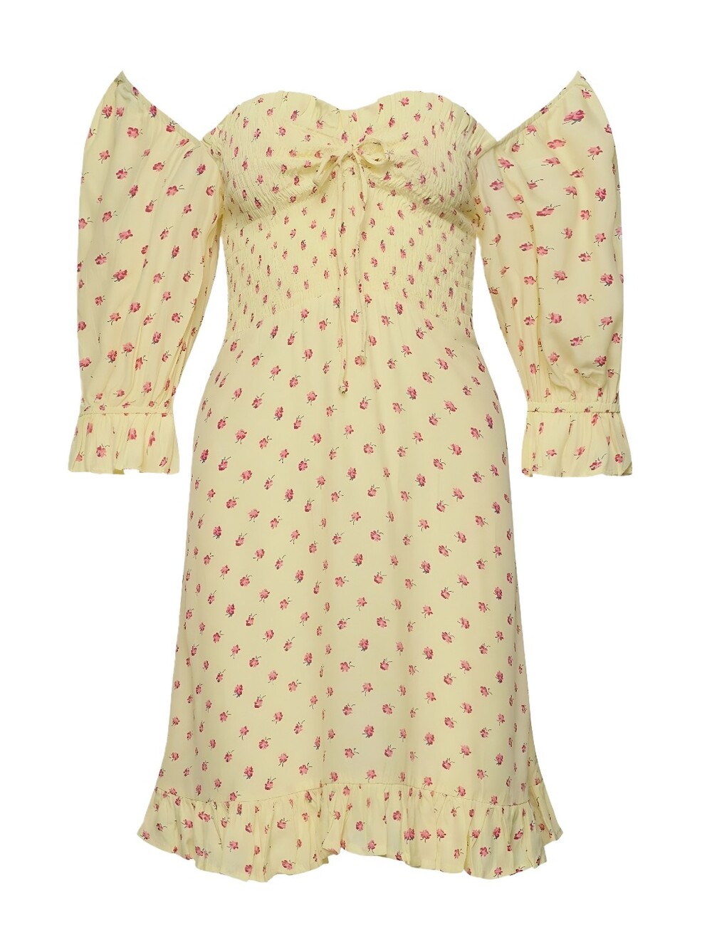 Faithfull the Brand Sage Mini Dress in Santa Maria Floral XS NWT